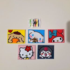 Hello Kitty patches- 5pk- New in package